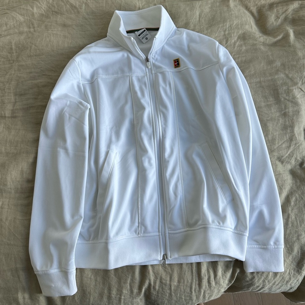 NWOT Nike tennis jacket mens sz L white